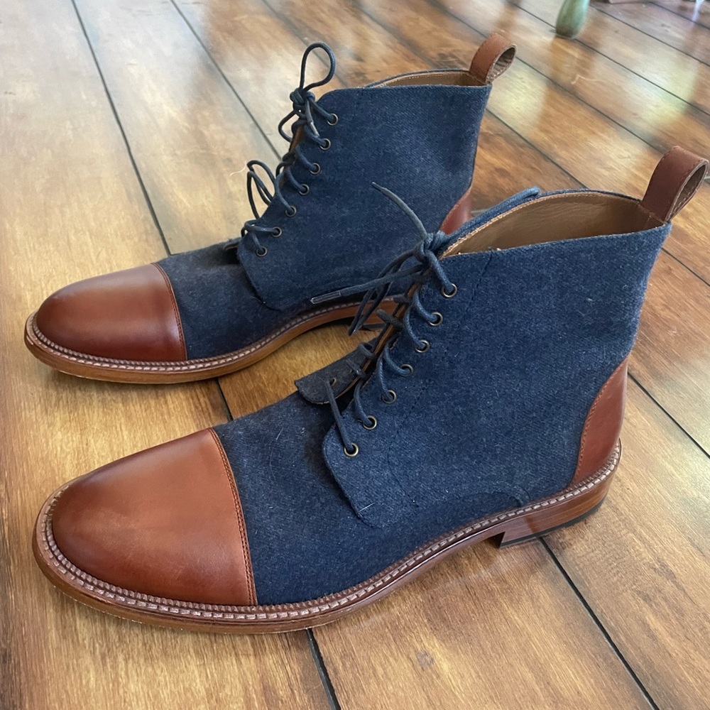 SOLD ♥️ Taft Jack Boot Navy EUC - Picture 7 of 12